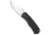 The James Brand The James Brand The Folsom Liner Lock Knife Black G-10 2.75" Satin Serr, Black, VG10, adult, BHQ-121593