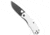 The James Brand The James Brand The Folsom Liner Lock Knife White Bone G-10 2.75" Black, White, CTS BD1, adult, BHQ-72274