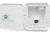 Thetford City/Gravity Water Hatch With Plastic Check Valve, Polar White, 94226