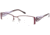 Thierry Mugler Bi Focal Eyeglasses 30012 Plum-Lavender Frame, Women, 52-18-135 30012-C1BF