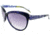 Thierry Mugler Single Vision Prescription Sunglasses 10206 Purple-Chartreuse-Mat Purple Frame, Women, 59-13-125 10206-C3RX