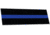 Thin Blue Line Bumper Sticker, 3 X 11 Inches, Thin Blue Line - TBL-S-BLACK-311