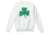 Thin Blue Line Crewneck, Shamrock, White - STPAT-TBL-CREW-WHITE-XXL