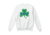 Thin Blue Line Crewneck, Shamrock, White - STPAT-TBL-CREW-WHITE-XXXL