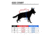 Thin Blue Line Dog Shirt - - DOG-TBL-L