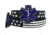 Thin Blue Line Ems Bracelet, 8 Inch, Thin Blue Line - EMS-BR-8