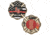 Thin Blue Line Firefighter's Prayer Thin Red Line Challenge Coin, 1.75in, COIN-TRL-FIRE-PRAYER