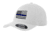 Thin Blue Line Flexfit Hat - American Flag, Thin Blue Line - FLEX-TBL-WHITE-LARGE