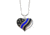 Thin Blue Line Heart Necklace