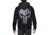 Thin Blue Line Hoodie - Skull, Black - BLPUN-H-BLACK-XXL