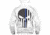 Thin Blue Line Hoodie - Skull, White - BLPUN-H-WHITE-XXL