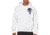 Thin Blue Line Hoodie - Skull, White - BLPUN-H-WHITE-XXL