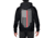 Thin Blue Line Hoodie - Thin Red Line American Flag Honor &amp; Respect, Black - TRL-H-BLACK-XXL