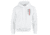 Thin Blue Line Hoodie - Thin Red Line American Flag Honor &amp; Respect, White - TRL-H-WHITE-XXL