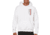Thin Blue Line Hoodie - Thin Red Line American Flag Honor &amp; Respect, White - TRL-H-WHITE-XXL