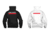 Thin Blue Line Hoodie - Thin Red Line Flag - Fire Department TBL-Red-H, Black, White