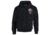 Thin Blue Line Hoodie - Thin Red Line Skull, Black - REDPUN-H-BLACK-XXL