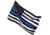 Thin Blue Line House Flag/pole Hem - American Flag, 3 X 5 Ft - HB-AMERICAN-3X5