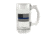 Thin Blue Line Libbey Deco Glass Mug, Flag, 12.5oz, TBL-MUG-GLASS-12OZ