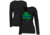 Thin Blue Line Long Sleeve, Womens, Shamrock, Black - STPAT-TBL-WOM-LS-BLACK-LARGE