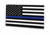 Thin Blue Line Magnet - American Flag, Thin Blue Line - MAG-TBL-AM-3X5
