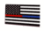 Thin Blue Line Magnet - Dual Line American 3 X 5, Thin Red Line - MAG-TRBL-AM-3X5