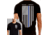 Thin Blue Line Men's T-shirt - Flag - Honor &amp; Respect, Thin Blue Line - TBL-BLACK-XXL