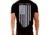 Thin Blue Line Men's T-shirt - Flag - Honor &amp; Respect, Thin Blue Line - TBL-BLACK-XXL
