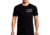 Thin Blue Line Mens - T-shirt - Flag, Black - MEN-TBL-SMALL-LOGO-BLACK-LARGE