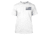 Thin Blue Line Mens - T-shirt - Flag, White - MEN-TBL-SMALL-LOGO-WHITE-LARGE