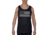Thin Blue Line Mens - Tank Classic Thin Silver Line - MEN-TANK-CLASSIC-SILVER-BLACK-LARGE