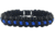 Thin Blue Line Paracord Survival Bracelet, Standard, Thin Blue Line - TBL-PARA-9