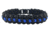 Thin Blue Line Paracord Survival Bracelet, , Thin Blue Line - TBL-PARA-10