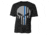 Thin Blue Line Skull Polyester Shirt - POLY-SKULL-BLACK-XXL
