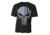 Thin Blue Line Skull Polyester Shirt - POLY-SKULL-BLACK-XXXL