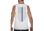 Thin Blue Line American Flag Honor &amp; Respect Tank - Mens, Medium, White, TBL-TANK-WHITE-M