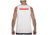 Thin Blue Line Tank - Fire Department Thin Red Line, White - DEPT-TANK-WHITE-XXL