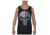 Thin Blue Line Tank - Skull , Black - BLPUN-TANK-BLACK-XXXXL