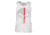 Thin Blue Line Tank - Thin Red Line Skull - REDPUN-TANK-WHITE-XXL