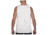 Thin Blue Line Tank - Thin Red Line Skull - REDPUN-TANK-WHITE-XXL