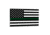 Thin Blue Line Thin Green Line Stickers, 2.5 X 4.5 Inches - TGL-S-AMERICAN-2545