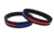 Thin Blue Line Thin Red And Blue Line Dual Bracelet, 8 Inch, Thin Red Line - TRBL-DUAL-BR