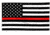 Thin Blue Line Thin Red Line American Flag With Grommets, 3 X 5 Ft - RED-AMERICAN-3X5