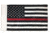 Thin Blue Line Thin Red American Motorcycle Flag, 6x9in, TRL-AM-MOT