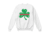 Thin Blue Line Thin Red Line Crewneck, Shamrock, White - STPAT-TRL-CREW-WHITE-XXXL