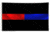 Thin Blue Line Thin Red Line/ Dual Flag, 3 X 5 Ft - BLUE-RED-BLACK-3X5