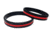 Thin Blue Line Thin Red Line Silicone Bracelet, 8 Inch - TRL-8-BR
