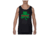 Thin Blue Line Thin Red Line Tank, Shamrock, Black - STPAT-TRL-TANK-BLACK-XXL