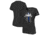 Thin Blue Line Womens T-shirt, Ny Large, - NY-LRG-TBL-WOM-SHIRT-BLK-L