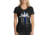 Thin Blue Line Womens T-shirt, Ny Large, - NY-LRG-TBL-WOM-SHIRT-BLK-L